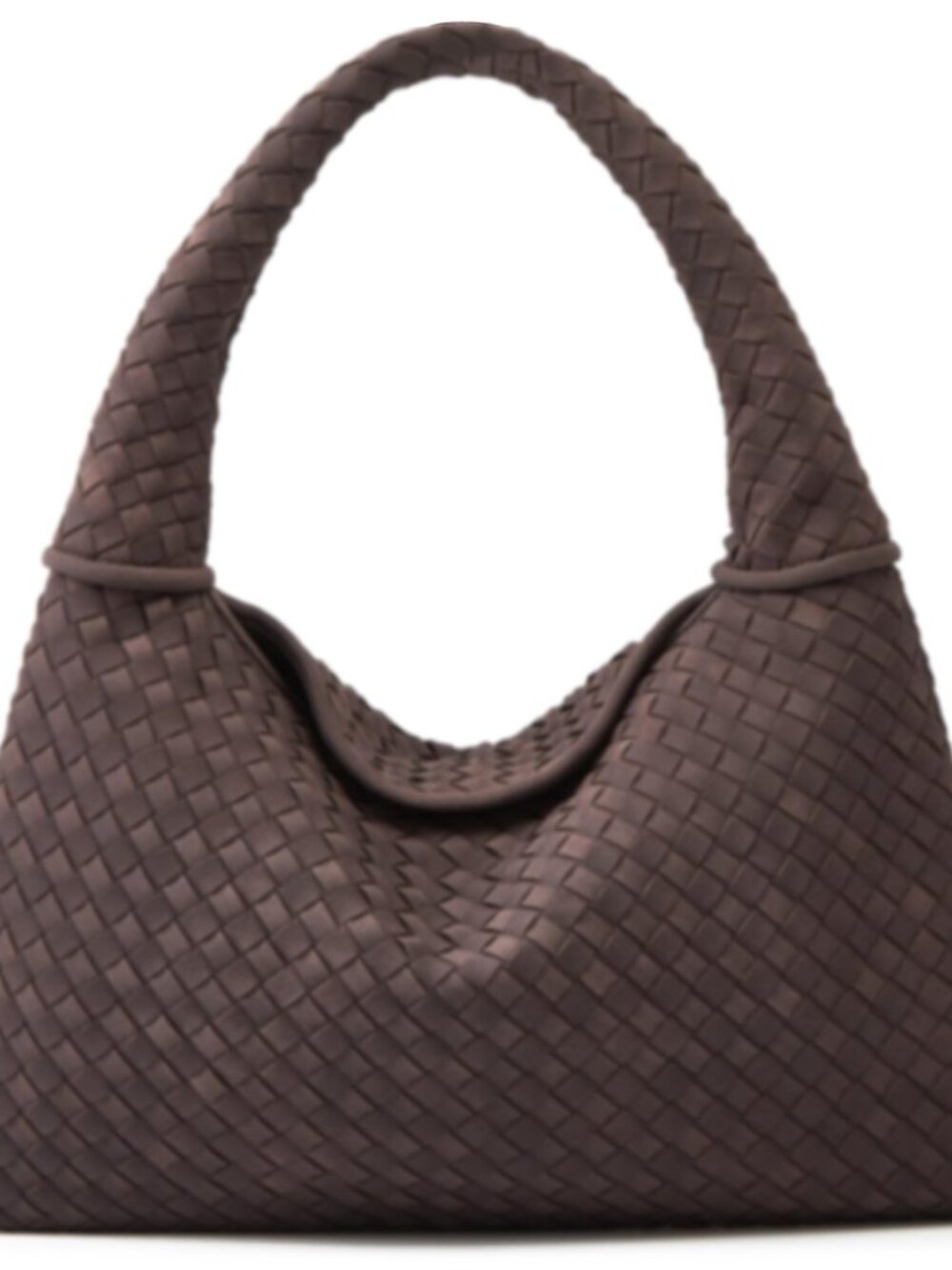 Suede Woven Hobo Bags Purses for Women Woven Leather Vintage Tote Handbag